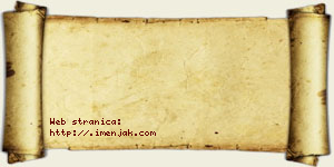 Anica Tasić vizit kartica